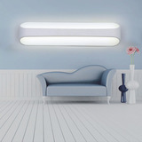 现代简约北欧式卧室床头铝材长条墙壁灯 双斜口创意LED装饰镜前灯