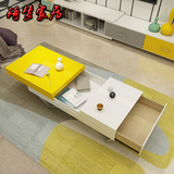 简约现代宜家小户型创意茶几正方形储物桌子个性收纳组合客厅家具