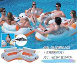 单双人充气可链接式浮床浮床水上躺椅充气浮排气垫浮板浮岛