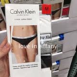 【爱在tiffany美国代购】Calvin Klein/CK 女士全棉内裤短裤 拼邮