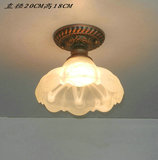 欧式吸顶灯单头灯饰玄关灯走廊灯过道阳台门厅灯复古灯具WL01-1X