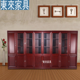 上海办公家具文件柜 木质 实木贴皮资料柜 落地柜档案柜油漆书柜