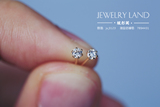 Jewelry land 全网最低天然六爪钻石耳钉日本进口铂金 售完即止
