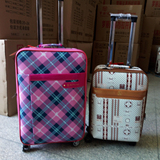 特价PU皮质行李箱拉杆箱万向轮密码箱子旅行箱包20寸24寸男女软箱