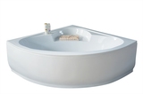 厂家亚克力浴缸三角型五件套冲浪按摩浴缸普通浴盆1.2.13.141.5米