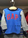 Gap正品专柜代购儿童长袖T恤332131男幼童新款经典徽标休闲上衣
