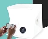 便携式简易40cm摄影棚LED灯柔光拍摄台迷你摄影箱小型灯箱淘宝