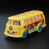 2016 儿童电动巴士带音乐灯光万向轮车宝宝玩具小汽车男孩1-2-3岁