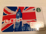 星巴克Starbucks伦敦大本钟 城市卡 星享卡随行卡 无刮卡空卡