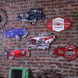 创意3D立体墙壁豪车木版无框画汽车美容店墙面个性壁挂网吧软装饰