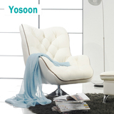 Yosoon 北欧韩式沙发椅 简约现代欧式阳台卧室休闲躺椅创意转椅