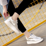 2016夏季新款小白鞋单鞋韩版休闲运动鞋女白色松糕鞋厚底板鞋女鞋