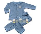 拉比童装正品专卖LLAFK021毛绒全开套装/婴儿 儿童保暖加绒内衣