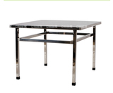 不锈钢桌子折叠桌摆摊桌供桌炕桌烤火桌培训桌学习桌便携桌工作台