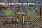 阳台桌椅组合户外家具三五件套星巴克休闲室外桌椅铁艺不锈钢促销