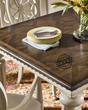 法式实木雕花餐桌 欧洲实木餐桌 美式地中海实木餐桌预订