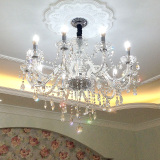 欧式吊灯现代复式楼餐厅客厅卧室别墅蜡烛酒大厅廉价大气水晶吊灯