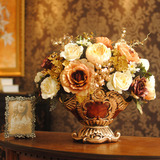 美家2款可选 欧式风格客厅装饰花艺套装 仿真花绢花假花干花饰品