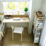 潮土创意双层简易钢木学习桌 现代北欧简约家用笔记本电脑桌书桌