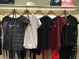 香港專櫃正品代購agnes b. femme經典款英文logo女裝短袖T恤 16秋