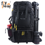 flyleaf303D 双肩摄影包大容量专业单反相机包数码电脑摄像机包