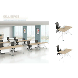 新款简约现代会议桌折叠条形桌子培训桌椅长条桌长桌组合办公桌
