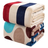 夏季毛毯法兰绒珊瑚绒毯子薄毯盖毯空调毯单双人床单毛巾被午睡毯