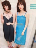原厂精品！2016夏 VIVI杂志款lilybrown刺绣蕾丝吊带连衣裙