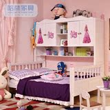 芭比洋娃娃公主床 全实木衣柜床储物床 多功能床组合床儿童床女孩