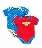 英国mothercare童装代购新生儿红蓝色超级英雄连体哈衣包屁衫二件