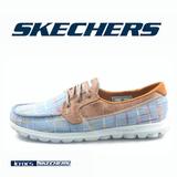 Skechers正品斯凯奇16年新款on the go时尚格子网布女鞋13839
