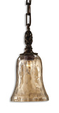 出口美国UTTERMOST正品美式客厅餐厅灯饰 仿古玻璃灯罩吊灯