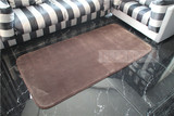 清仓甩！ 现代法兰绒纯色深棕色&巧克力色客厅茶几卧室地毯地垫