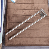 德国ZACK原装进口高质不锈钢活动卫浴毛巾杆浴室双杆浴巾杆毛巾架
