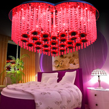 特价客厅卧室led水晶灯 婚房创意简约吸顶灯温馨浪漫心形灯饰灯具