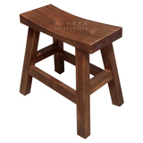 工厂批发饭店桌椅板凳小凳子鞍马凳船登单人凳实木复古碳化桌椅