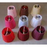 蜡烛水晶吊灯专用小灯罩欧式铁艺玻璃弯管灯配套多色纱布灯罩特价