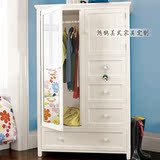 鸿鹄家具全实木环保儿童卧室衣柜收纳柜单门可定制WS-PB-YG-N