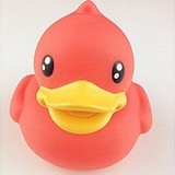 包邮特价香港B.DUCK搪胶大黄鸭小黄鸭洗澡浮水鸭创意时尚摆件