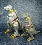 变形玩具金刚 放大版MP08X MP08 放大 恐龙 钢索机器恐龙钢锁2.0