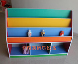 幼儿园儿童图书柜防火板图书收拾架书本展示柜资料柜木制儿童柜