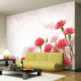 无缝墙布电视背景墙纸影视壁纸客厅卧室温馨浪漫油画花卉壁画欧式