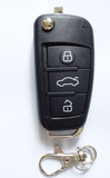 A6款汽车遥控器外壳，带钥匙遥控器配件，配大众标，不包括钥匙