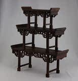 红木明清中式仿古微型家具红木工艺品摆件底座翘头长方琴桌