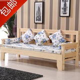 新款实木沙发床1.8米1.5小户型多功能两用可折叠储物双人简约懒人