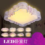 新中式客厅灯具中国风餐厅灯卧室圆形现代布艺LED吸顶灯荷花手绘