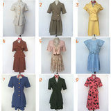 Vintage 复古着夏款孤品日本高雅修身套裙 短袖外套短伞裙2件套装