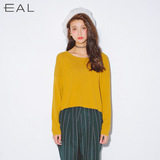 EAL秋装韩国新款女装蝙蝠袖针织衫打底衫女式马卡龙色针织衫Y868