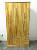 合肥温鑫家具 3门2门杉木整装原木色衣柜特价促销、质量性价比高