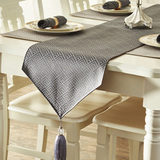 简约现代欧式桌旗茶几装饰布 桌布布艺中式长条台布琉电视柜盖布